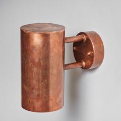 Hans Agne Jakobsson Pair of Hans Agne Jakobsson C 627 110 Rulle Copper Outdoor Sconces - 2707559