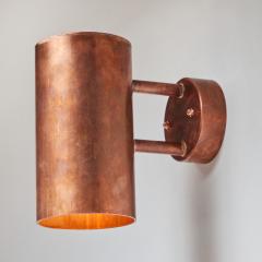 Hans Agne Jakobsson Pair of Hans Agne Jakobsson C 627 110 Rulle Copper Outdoor Sconces - 2707564