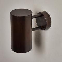 Hans Agne Jakobsson Pair of Hans Agne Jakobsson C627 110 Rulle Brown Patinated Outdoor Sconces - 3489844