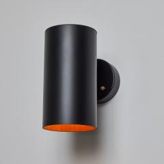 Hans Agne Jakobsson Pair of Hans Agne Jakobsson C627 110 Rulle Outdoor Sconces in Black - 3038554