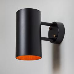 Hans Agne Jakobsson Pair of Hans Agne Jakobsson C627 110 Rulle Outdoor Sconces in Black - 3038556