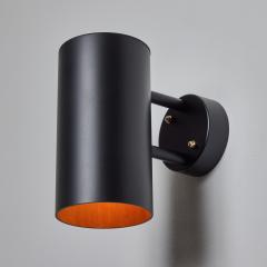 Hans Agne Jakobsson Pair of Hans Agne Jakobsson C627 110 Rulle Outdoor Sconces in Black - 3038557
