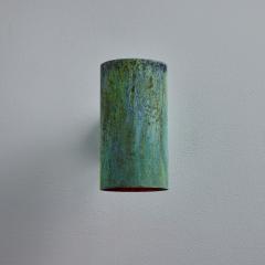 Hans Agne Jakobsson Pair of Hans Agne Jakobsson C627 110 Rulle Verdigris Patinated Outdoor Sconces - 3001038