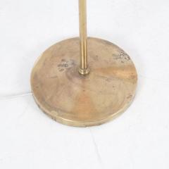 Hans Agne Jakobsson Pair of Hans Agne Jakobsson Floor Lamp in Brass Rattan Markaryd Sweden 1970s - 4600183