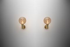 Hans Agne Jakobsson Pair of Hans Agne Jakobsson Model V 149 Wall Lamps Sweden 1960s - 4616980