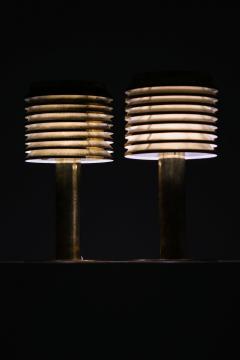 Hans Agne Jakobsson Pair of Rare Table Lamps Model B 142 by Hans Agne Jakobsson 1950s - 4443677