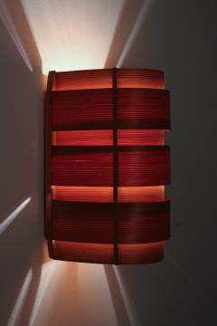 Hans Agne Jakobsson Pair of Scandinavian Sconces V155 in Pine and Copper by Hans Agne Jakobsson - 803841