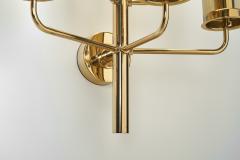 Hans Agne Jakobsson Pair of Sonata Wall Lamps by Hans Agne Jakobsson Sweden circa 1960s - 3915299