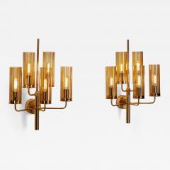 Hans Agne Jakobsson Pair of Sonata Wall Lamps by Hans Agne Jakobsson Sweden circa 1960s - 3922889