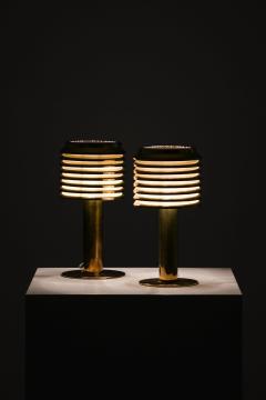 Hans Agne Jakobsson Pair of Table Lamps in Brass by Hans Agne Jakobsson 1950s - 4606224