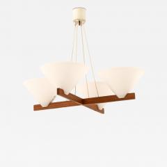 Hans Agne Jakobsson Rare Ceiling Lamp with Striking Geometric Frame by Hans agne Jakobsson 1960s - 4456933