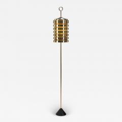 Hans Agne Jakobsson Rare Hans Agne Jakobsson Brass Floor Lamp for AB Markaryd Sweden ca 1960s - 3962533