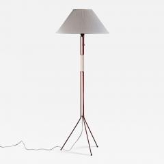 Hans Agne Jakobsson Red metal floor lamp - 3467171
