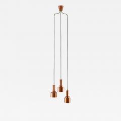 Hans Agne Jakobsson Scandinavian Mid Century Pendants Model T292 in Copper by Hans Agne Jakobsson - 836222