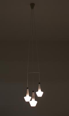 Hans Agne Jakobsson Scandinavian Midcentury Pendant T272 in Opaline Glass by Hans Agne Jakobsson - 959504