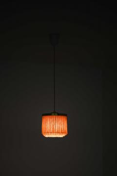 Hans Agne Jakobsson Scandinavian Modern Ceiling Lamp in Beige and Gold By Hans Agne Jakobsson 1965 - 4699433