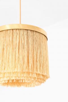 Hans Agne Jakobsson Scandinavian Modern Ceiling Lamp in Beige and Gold By Hans Agne Jakobsson 1965 - 4699440