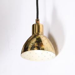 Hans Agne Jakobsson Set of 3 Mid Century Polished Brass Pendant Chandeliers by Hans Agne Jakobsson - 3926237