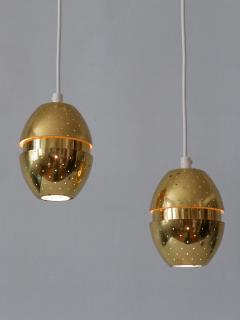 Hans Agne Jakobsson Set of Two Egg Pendant Lamps by Hans Agne Jakobsson for AB Markaryd Sweden - 3665629