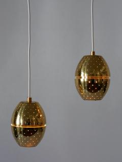 Hans Agne Jakobsson Set of Two Egg Pendant Lamps by Hans Agne Jakobsson for AB Markaryd Sweden - 3923265