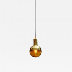 Hans Agne Jakobsson Small Brass and Tinted Glass Pendants by Hans Agne Jakobsson - 728261