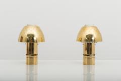 Hans Agne Jakobsson Swedish Table Lamps in Perforated Brass by Hans Agne Jakobsson - 900949