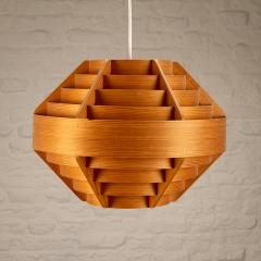 Hans Agne Jakobsson T510 Wooden Pendant Light by Hans Agne Jakobsson Sweden 1960s - 2519098