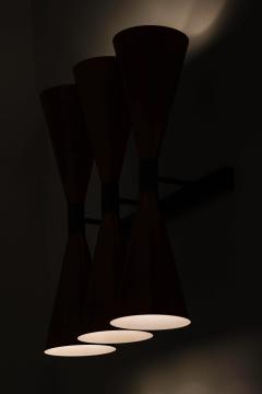 Hans Agne Jakobsson Wall Lamp in Copper and Painted Metal by Hans Agne Jakobsson 1950s - 4467648