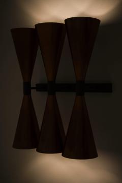 Hans Agne Jakobsson Wall Lamp in Copper and Painted Metal by Hans Agne Jakobsson 1950s - 4467651