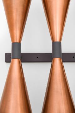 Hans Agne Jakobsson Wall Lamp in Copper and Painted Metal by Hans Agne Jakobsson 1950s - 4467654