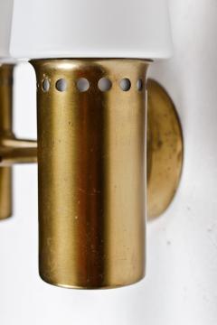 Hans Agne Jakobsson Wall Sconces in Brass and Opaline Glass by Hans Agne Jakobsson - 902324