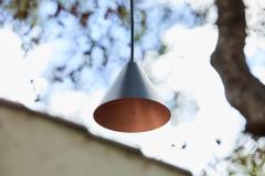 Hans Agnes Jokobsson Hans Agne Jakobsson Dark Brown Patinated Mini Tratten Outdoor Pendant - 4135393