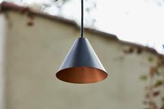 Hans Agnes Jokobsson Hans Agne Jakobsson Dark Brown Patinated Mini Tratten Outdoor Pendant - 4135395