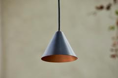 Hans Agnes Jokobsson Hans Agne Jakobsson Dark Brown Patinated Mini Tratten Outdoor Pendant - 4135396
