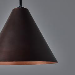 Hans Agnes Jokobsson Hans Agne Jakobsson Dark Brown Patinated Mini Tratten Outdoor Pendant - 4135397
