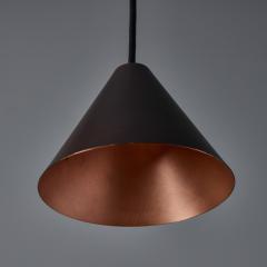 Hans Agnes Jokobsson Hans Agne Jakobsson Dark Brown Patinated Mini Tratten Outdoor Pendant - 4135401