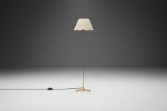 Hans Agnes Jokobsson Hans Agne Jakobsson Model G93 Brass Floor Lamp Sweden 1950s - 4021933