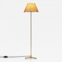 Hans Agnes Jokobsson Hans Agne Jakobsson Model G93 Brass Floor Lamp Sweden 1950s - 4022932