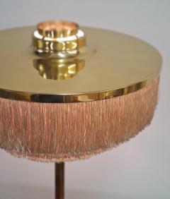 Hans Agnes Jokobsson Hans Agne Jakobsson Table Lamp Model B 138 in Brass with Fringes Markaryd 1960s - 4087519