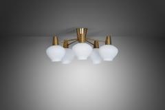 Hans Bergstr m Ceiling Lamp by Hans Bergstr m for Asea Sweden Mid 20th century - 3993688