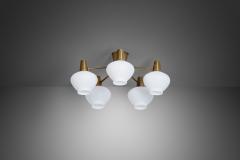 Hans Bergstr m Ceiling Lamp by Hans Bergstr m for Asea Sweden Mid 20th century - 3993690