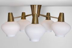 Hans Bergstr m Ceiling Lamp by Hans Bergstr m for Asea Sweden Mid 20th century - 3993691