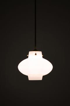 Hans Bergstr m Ceiling Lamp in Brass by Hans Bergstr m 1950s - 4549644