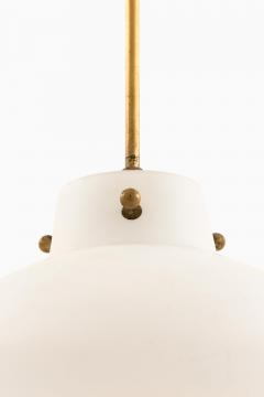Hans Bergstr m Ceiling Lamp in Brass by Hans Bergstr m 1950s - 4549692