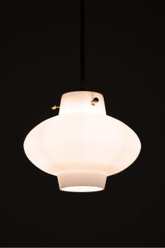 Hans Bergstr m Ceiling Lamp in Brass by Hans Bergstr m 1950s - 4549695