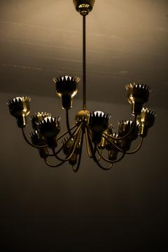 Hans Bergstr m Hans Bergstr m Ceiling Lamp Model Nr 90 Beehive Produced by Atelj Lyktan - 1783704