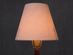 Hans Bergstr m Hans Bergstr m Table Lamp Model E1149 Brass and Elm ASEA Sweden 1940s - 3690069