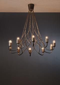 Hans Bergstr m Hans Bergstr m model 8 chandelier - 3835447