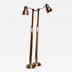Hans Bergstr m Hans Bergstr m pair of floor lamps for Lyktan Sweden 1940s - 2290268