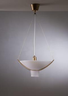 Hans Bergstr m Hans Bergstrom Folklampan pendant with frosted glass for Atelje Lyktan - 2503497